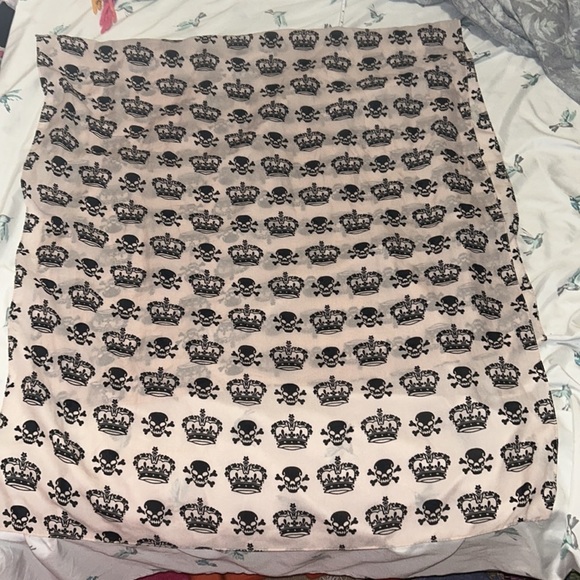 Skull and Crown Bandana or Scarf - Picture 2 of 3